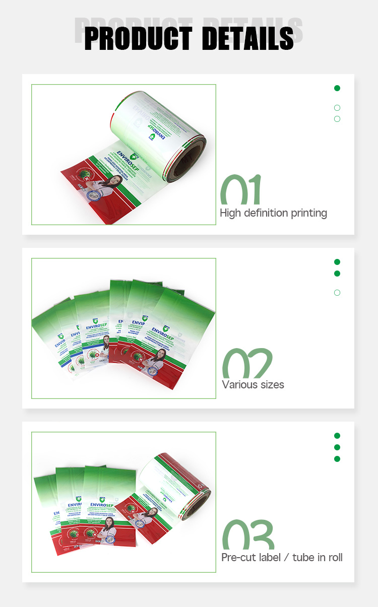 Gravure Wrap Heat Shrink Sleeves For Bottles 76.2mm Pvc Shrink Label Film