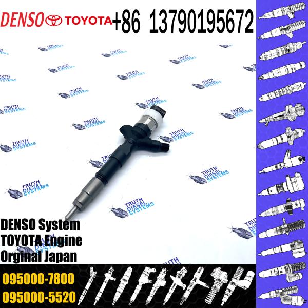 common rail injector 23670-30310 095000-7800 injector for TOYOTA 2KD-FTV, D-4D,