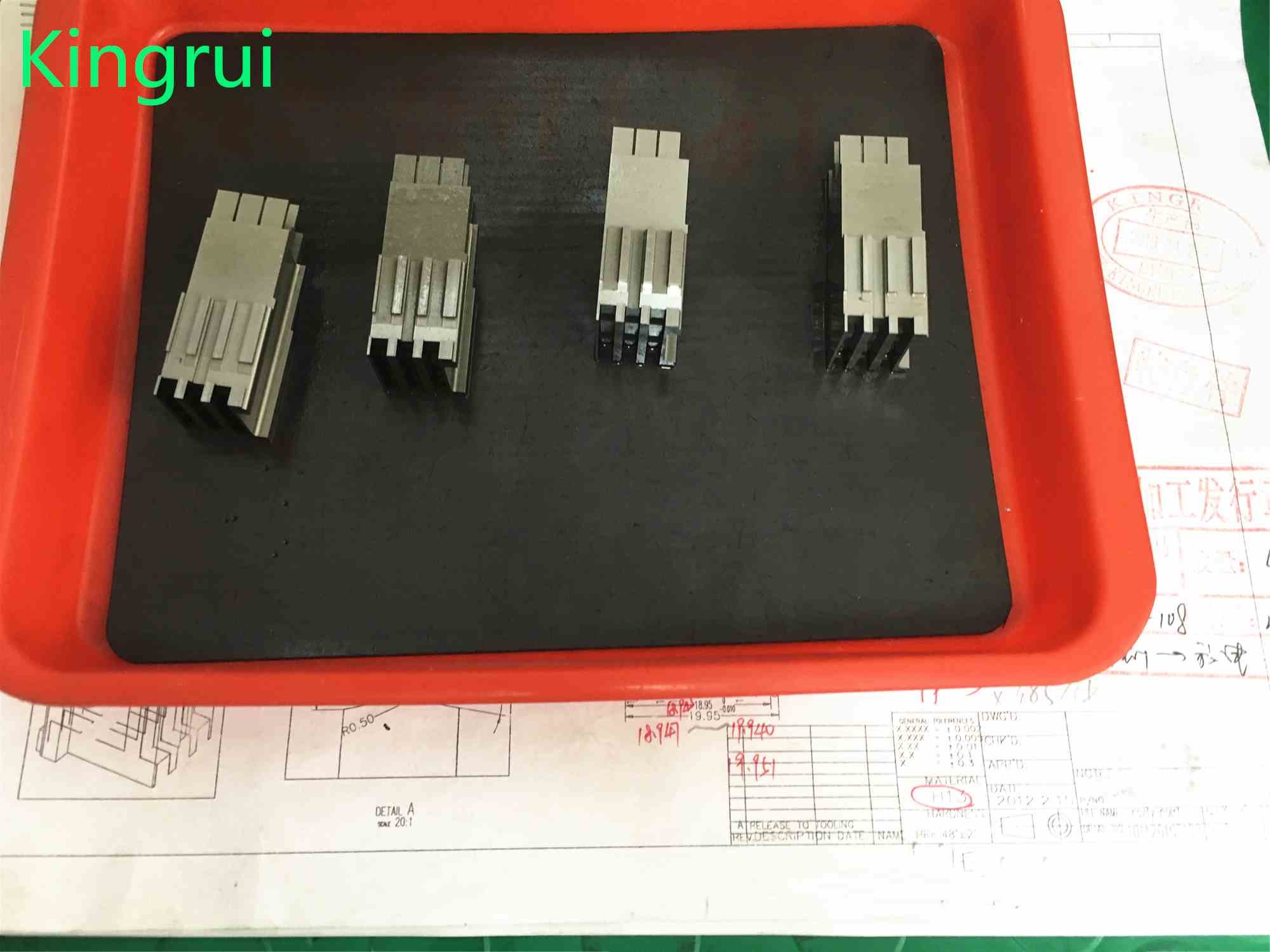 Customized ELMAX Ra0.4um Precision Wire EDM Parts