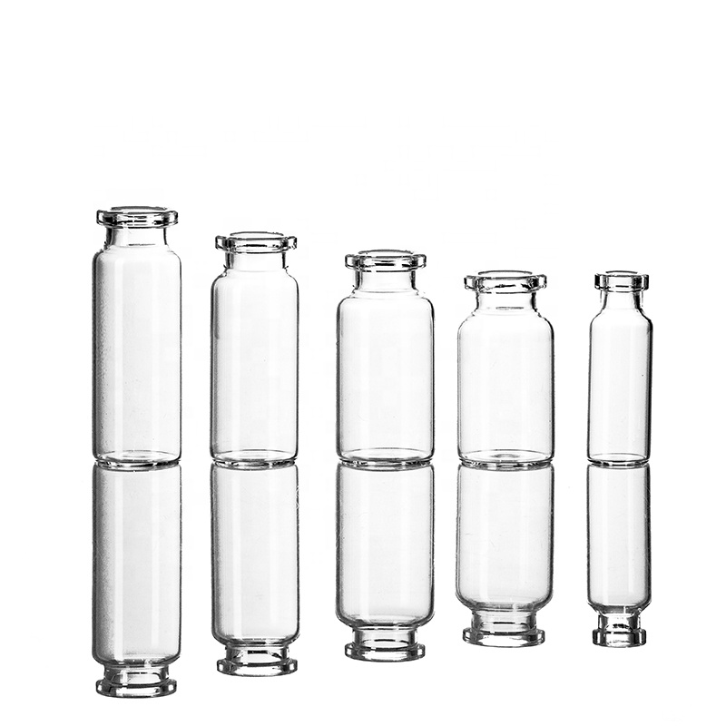 ISO9001 Tubular Glass Vials Screen Printing Injection Glass Vial