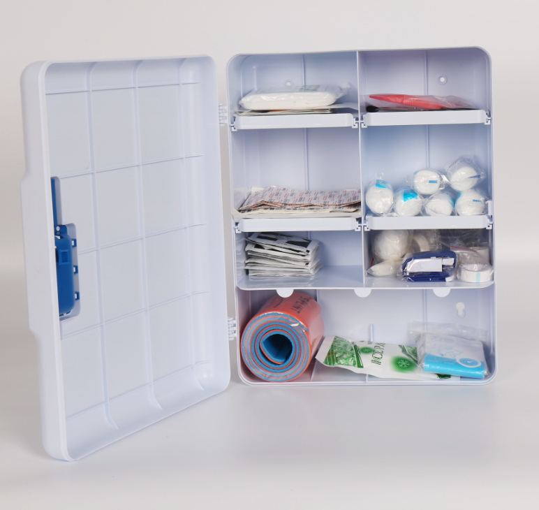 100 person ABS medicine household box Shelf Industrial First aid equipment box Emergency First Aid Cabinet Cases box