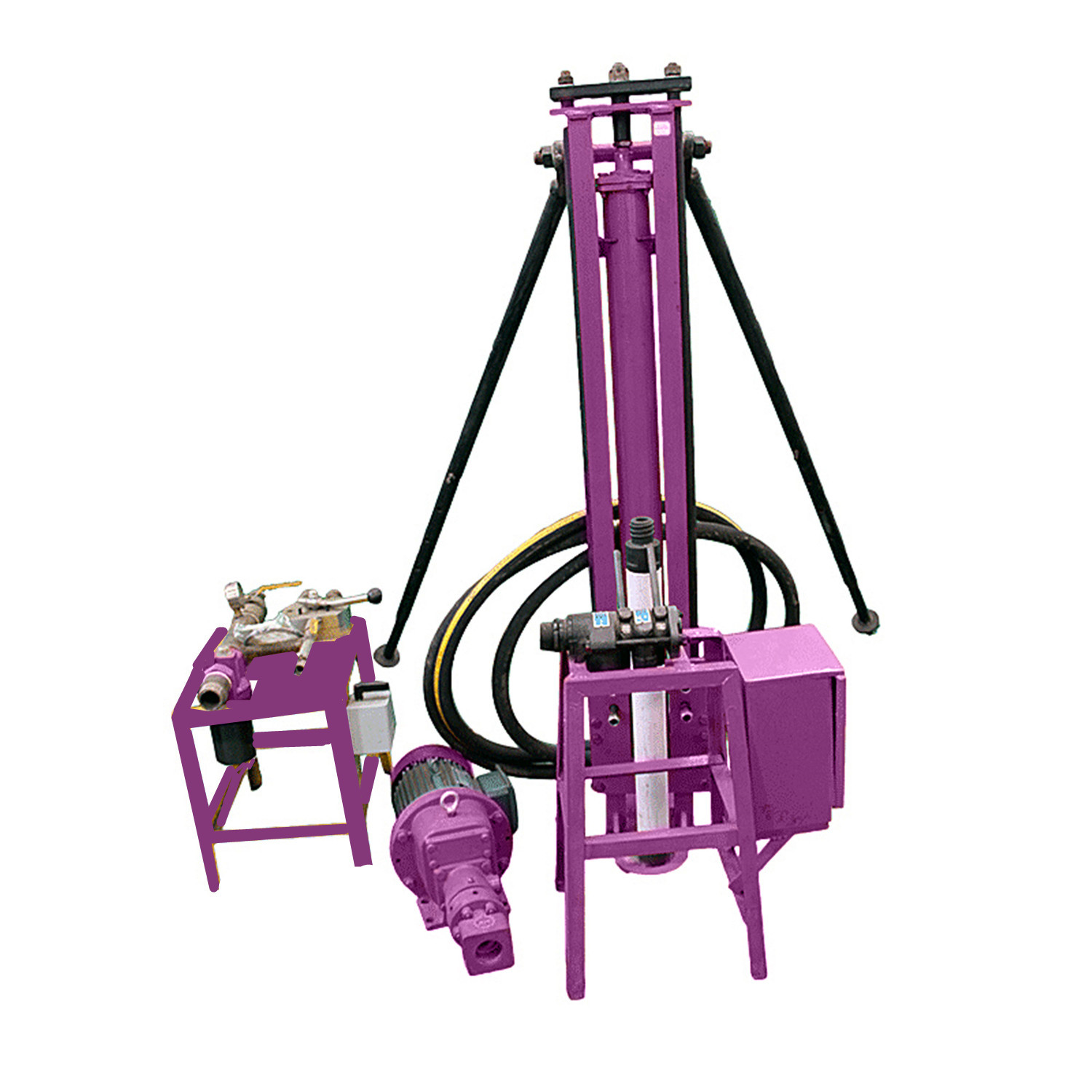 20m Deep Horizontal Directional Borehole Drilling Equipment Mining Rotary Drill Rig