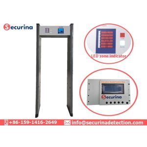  Airport Metal Detector Body Scanner Weapon Detection Walk Through 6 Detecting Zones Manufactures