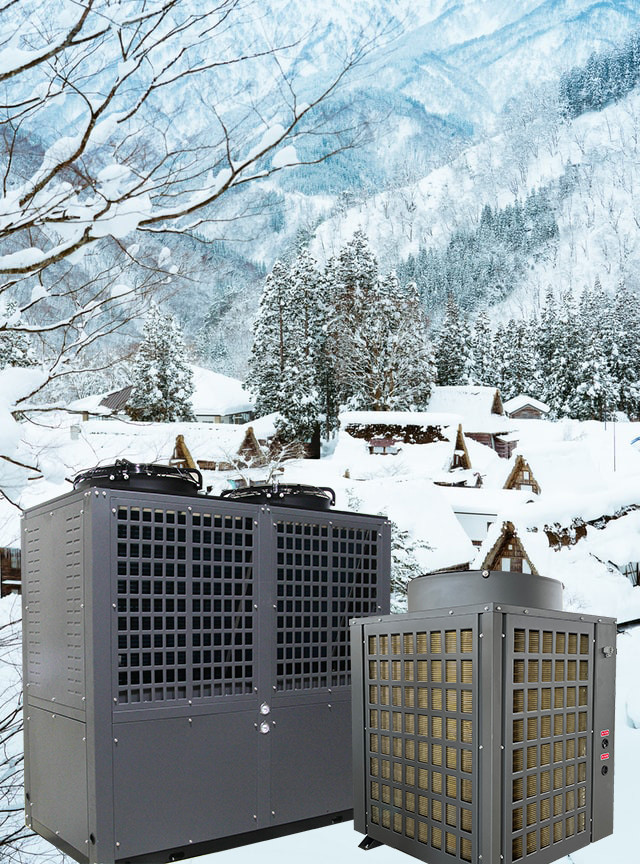 SUNRAIN 380-415V Commercial Pool Heat Pump R410a Air Water Systems Pool Heater