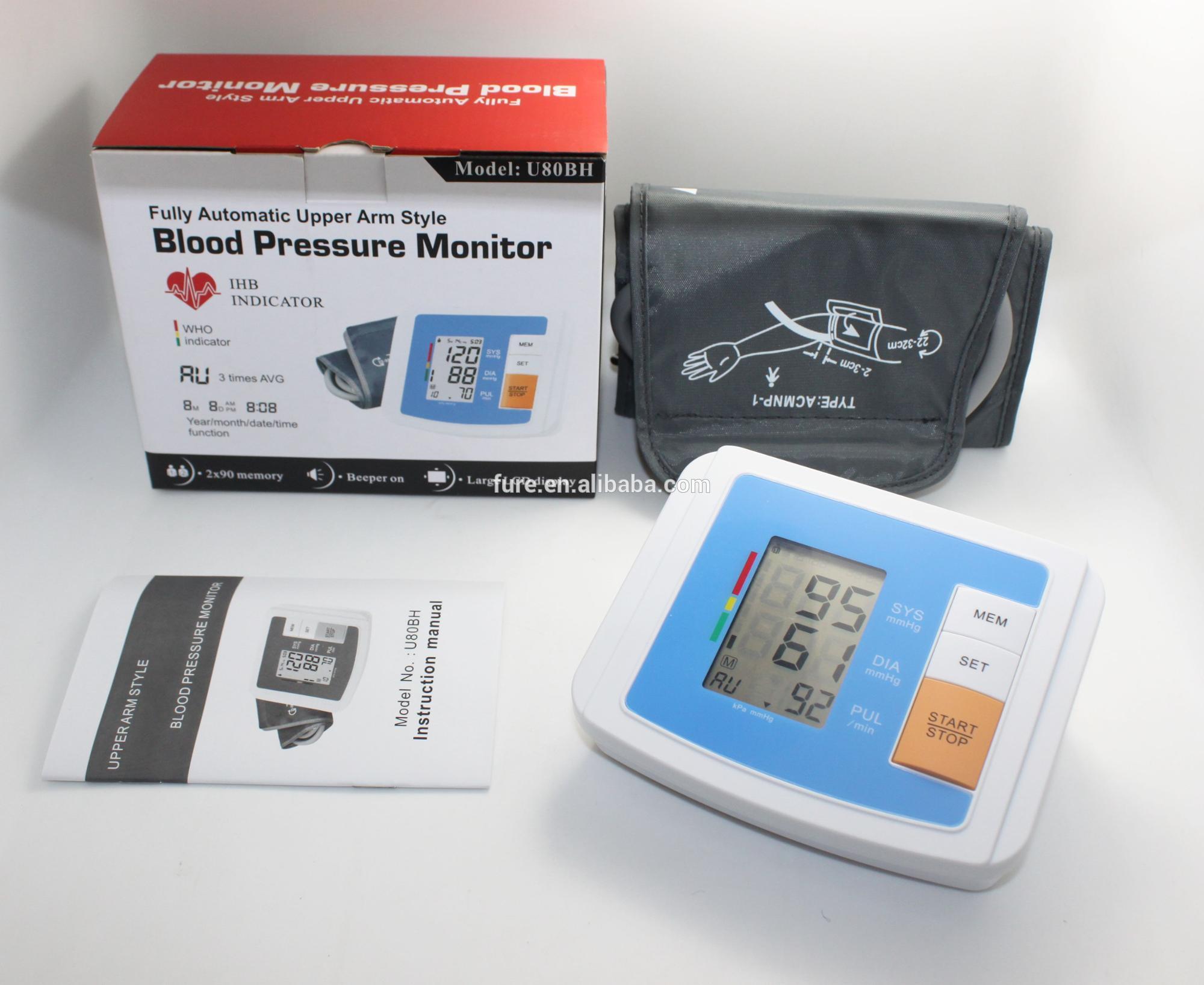 U80BH automatic blood pressure cuff machine for home use