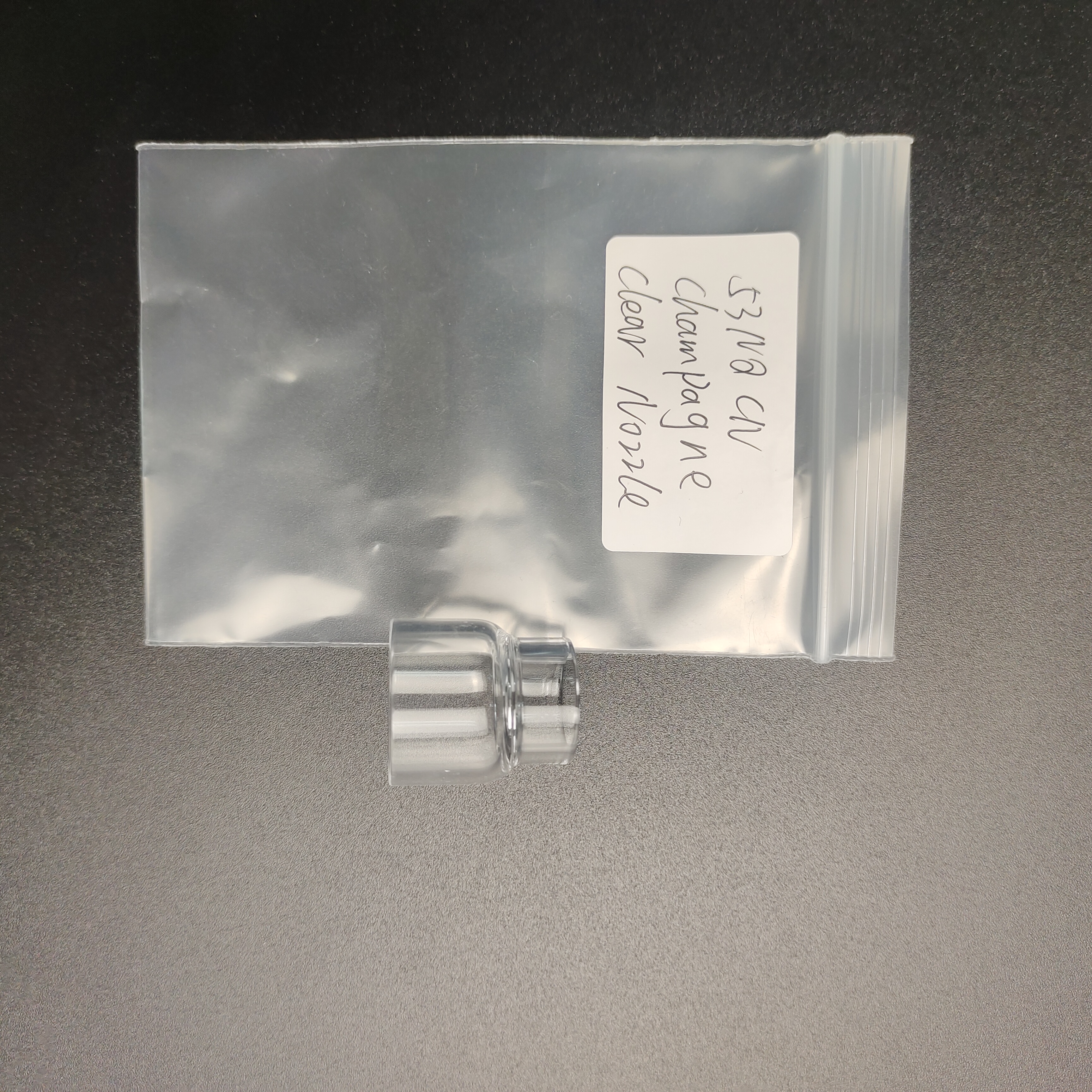 Clear Glass Nozzle for Improved Gas Coverage in Tig Welding Torch by UPPERWELD 53NQCN