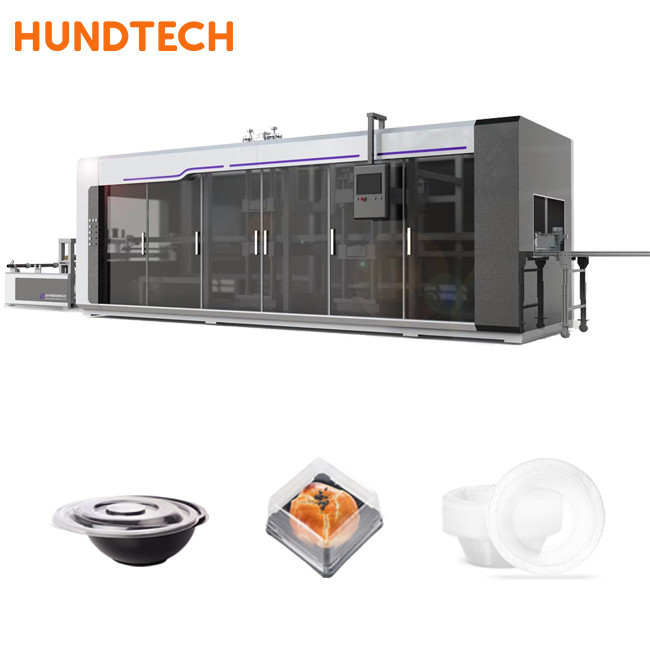 PET Food Disposable Thermoforming Machine 0.15-2mm Thickness