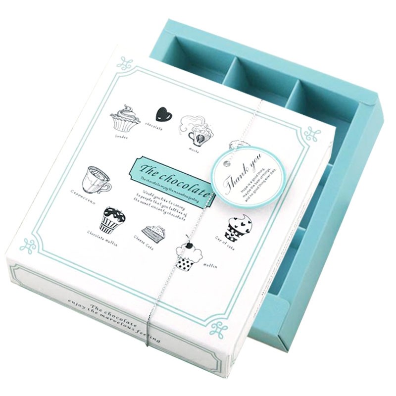 Cake Candy Chocolate Coffee Cardboard Packaging Gift Boxes Manufacturer Eco Friendly Food Packaging Folders Box