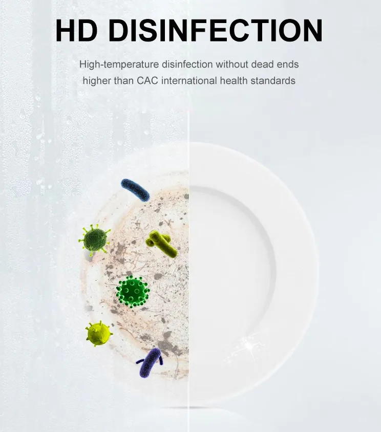 Electrical Flight Type Dishwasher Freestanding Commercial Dishwashing Machine