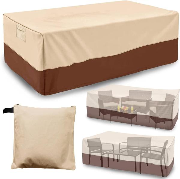 Furniture Cover 600D Waterproof Large Heavy Duty Outdoor Furniture Set Covers