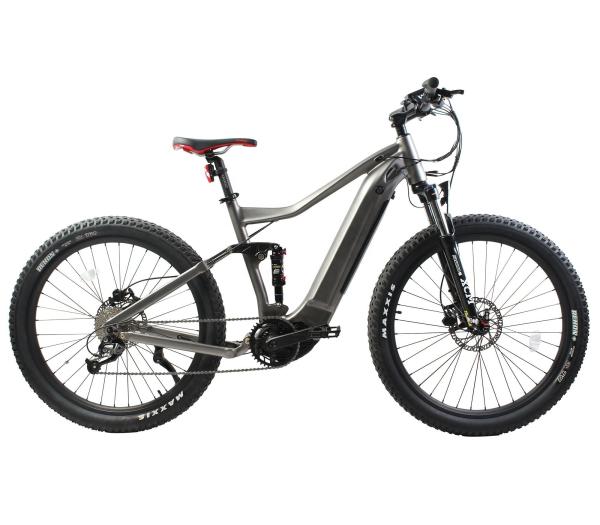 Aluminum Alloy Frame 27.5 Inch Mountain E Bike Full Suspension 30-50Km/h Max