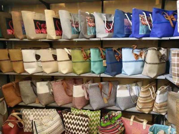 Woven Grass Bag Women Summer Shopping Bag Beach Bag Handle Bag Seagrass Straw