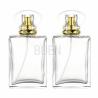 Buy cheap Personalized Lucency Glass 100ml Perfume Bottle Square Climp 13mm from wholesalers