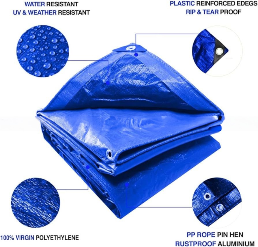 Lightweight Waterproof PE Tarp Fabric Other Fabric for Customized Color Tarp Fabric