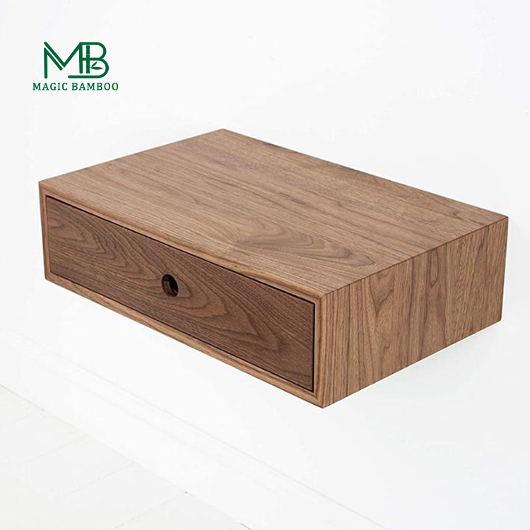 Classic Design Bamboo Wooden Storage Shelf Rack for Home Organization 46.5*30*21.4cm