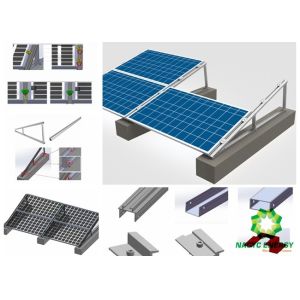  TOP Aluminum Flat Roof Solar Mounting System Bracket home power system for solar energy solar home system Manufactures