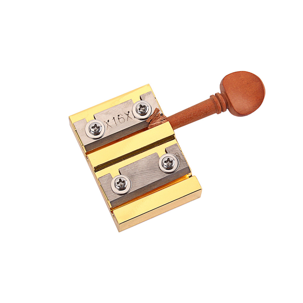 Brass Violin Peg Reels Shaver Violin Making Tool 3/4-4/4 HSS Blade
