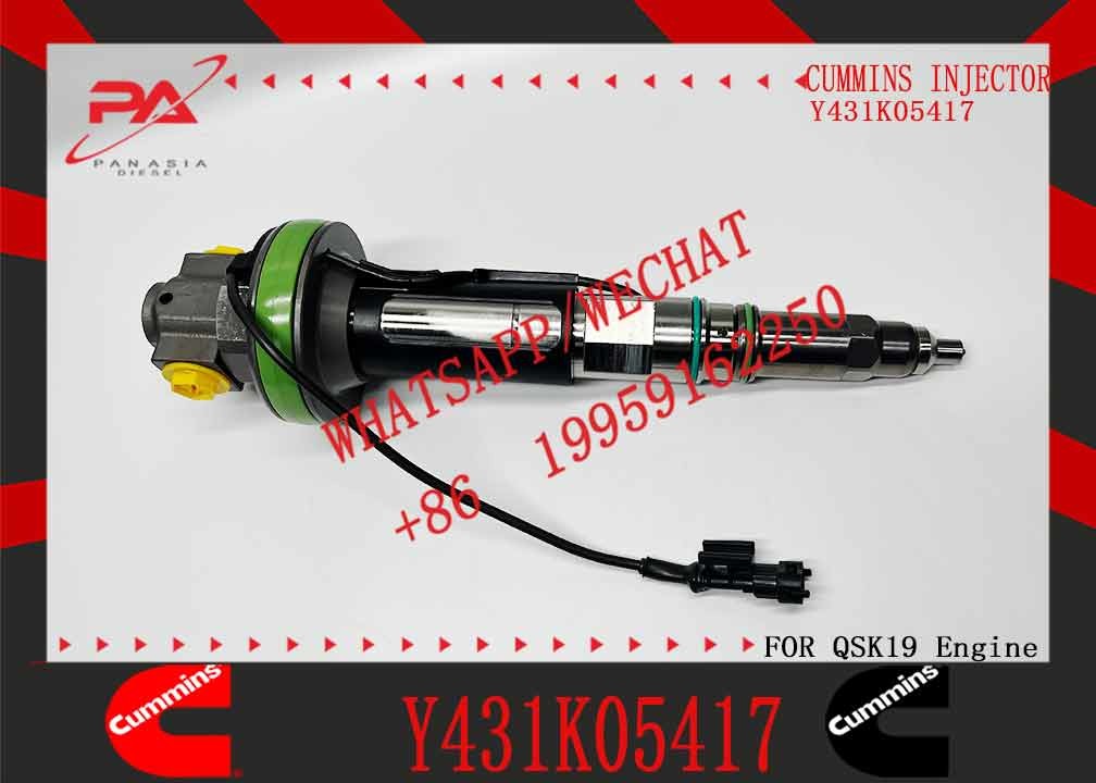 Y431K05417 QSK19 Diesel Engine Common Rail Fuel Injector Y431K05558 4964171