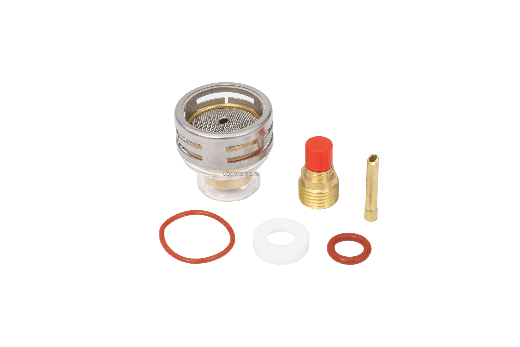 WP9 20 Welding Torch Pyrex Glass Cup Kit 16 54NQCN 2.4MM Gas Lens Wedge Collect Easy