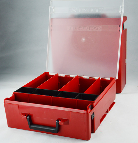 Dust Proof Plastic Case Red Plastic Tool Box Anti Moisture IP54