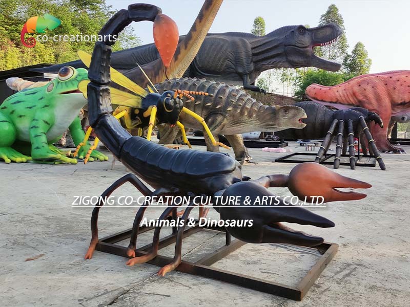 Amusement Park 110VAC Realistic Animatronic Animals Scorpions