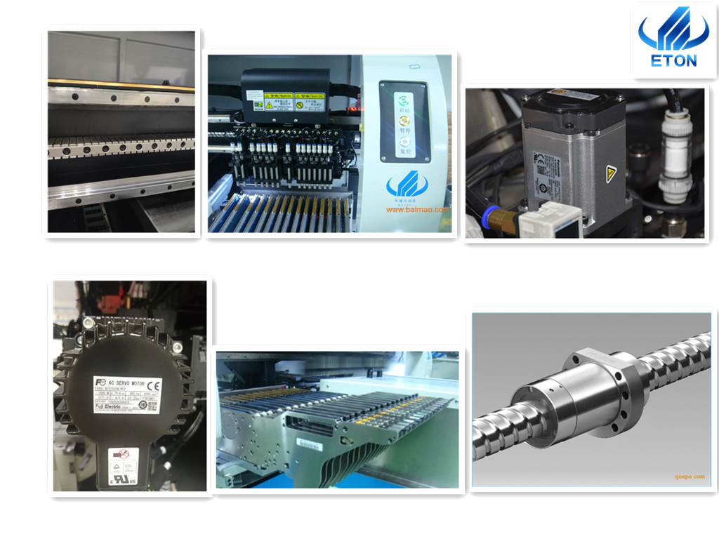 10 Nozzles 32 Feeders 35000 CPH Pcb Assembly Machine