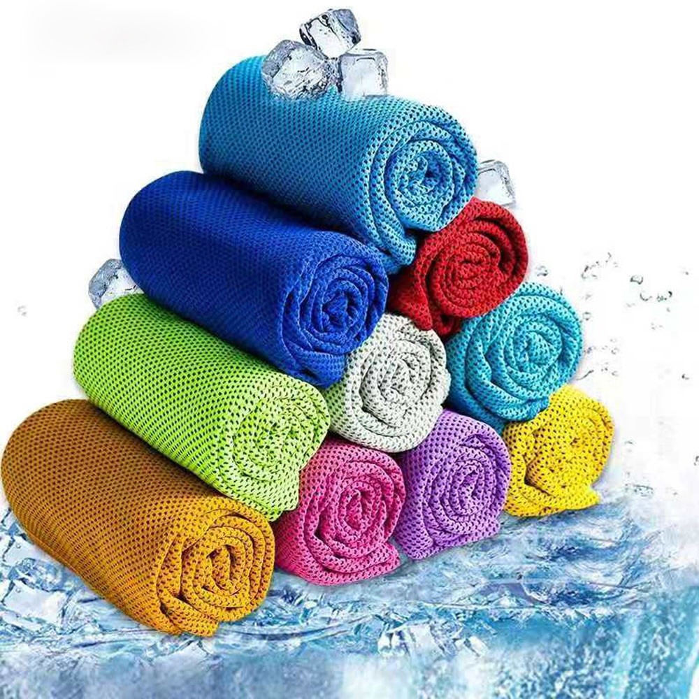Convenient Packaging Gym Sport Towel Polyester Microfiber Instant Cooling Towel