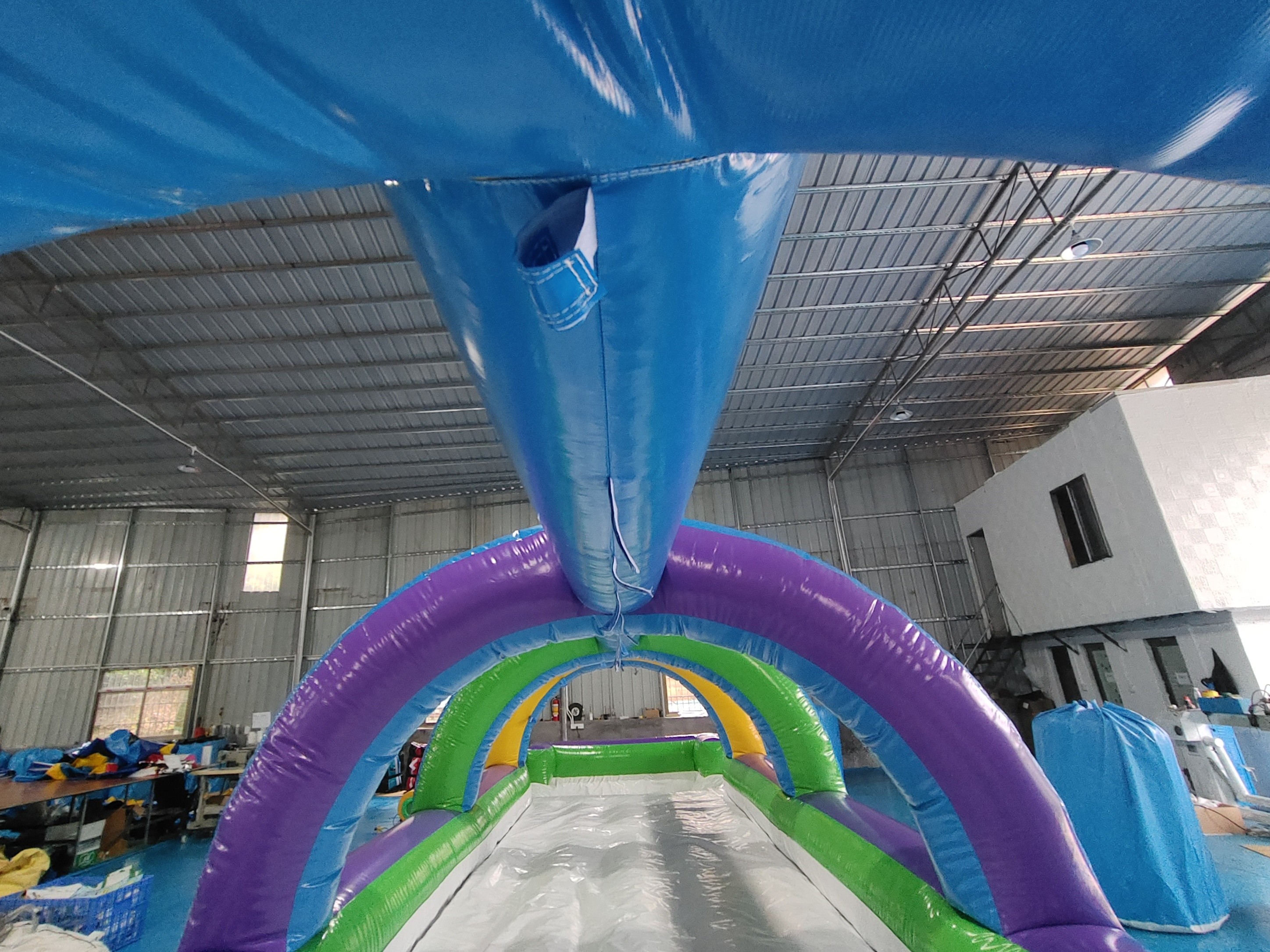 OEM/ODM Commercial Inflatable Water Slides Inflatable Water Slip With Pool
