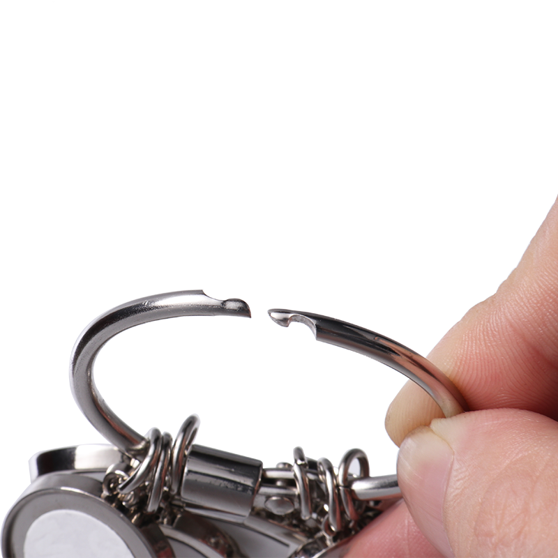 Custom Promotional Gift Keychain Blank Design Sublimation Charms Set Keychains With 3 Tags