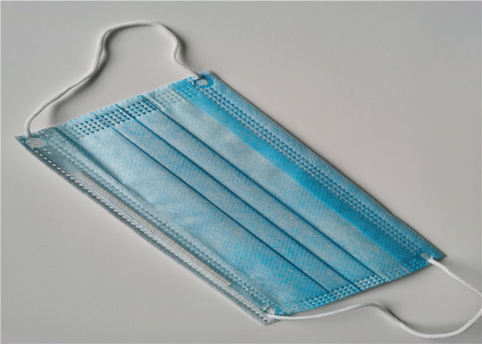Adult Safety Disposable Face Mask With Earloop And Nose Wire No Filter 50pcs/Box