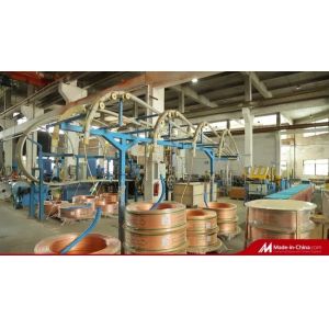 China Customized Copper Evaporator Coil Heat Exchanger with 1.4~2.0mm Fin Space and 21*12.7mm Hole Pitch on sale