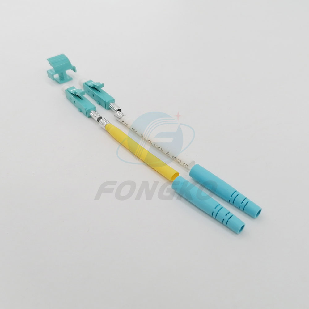 In stock OEM Fiber Optic Connector Kit OM3 Duplex 2.0mm Lc PC UPCFiber Optical Connector