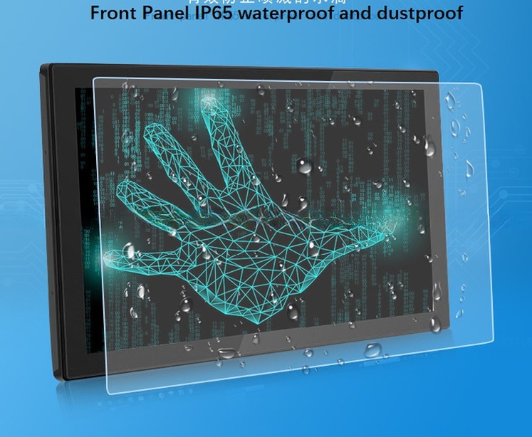 Embedded 21.5 22 Inch Open Frame Industrial TFT LCD Monitor With VGA HDMI DVI Input Ports