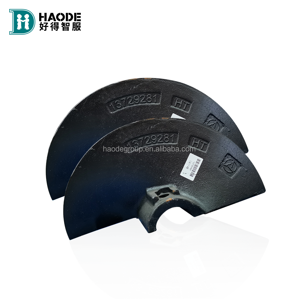 Construction Works Auger Blade Impeller Parts Distribution Screw Series for Road Paver