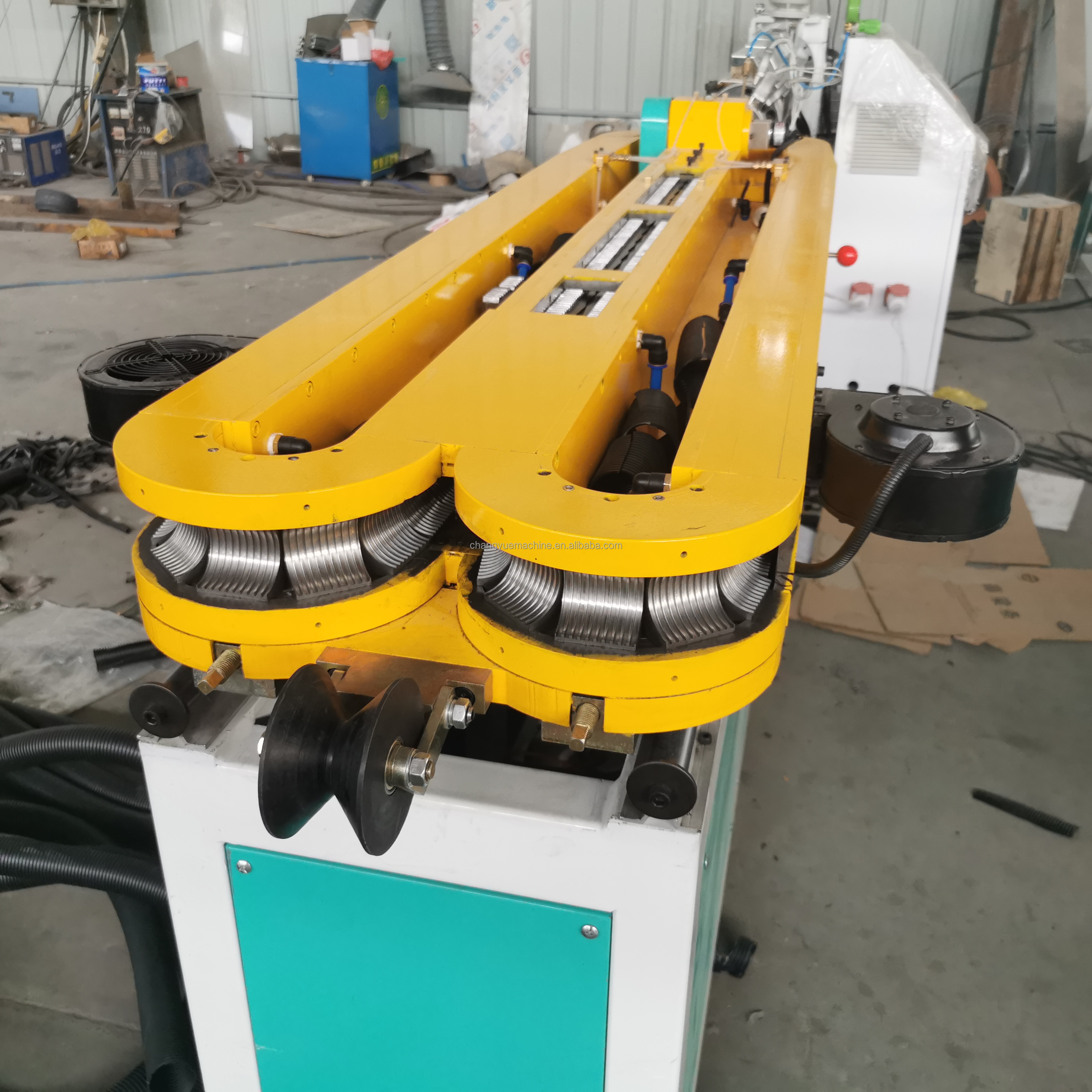 PP PE PVC Single Wall Corrugated Pipe/ Tube Extrusion Machine with 50mm Screw Diameter