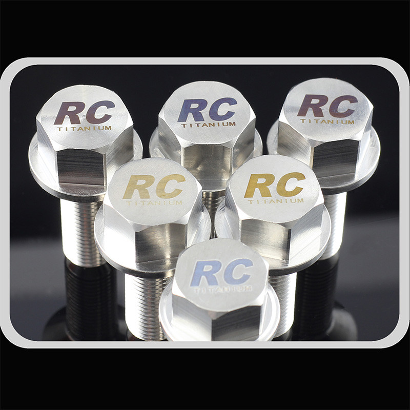 Titanium GR5 Open End Lug Nut M12x1.25 M12x1.5 M14x1.5 M14x1.25 With PVD Coating