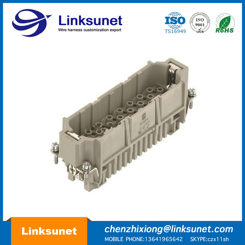 Two Modula Industrial Wire Harness Crimping Harting Industrial Connectors