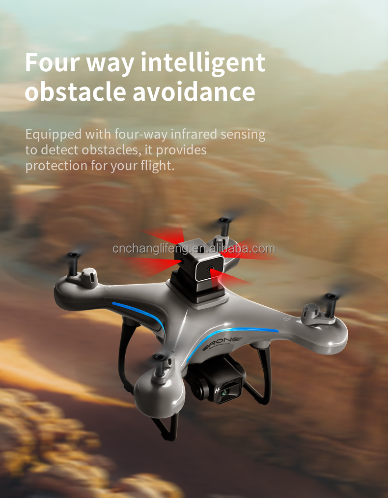 Prosumer Drones Made Easy Ky102 with 4k HD Dual Cameras Four-way Obstacle Avoidance and Intelligent Fixed Height Hovering