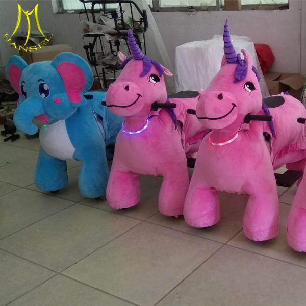 Hansel commercial electric stuffed animals adults can ride riding for kids horse