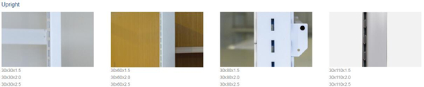 Back Panel Single Side and Double Side Steel Supermarket Racks for Snacks Display