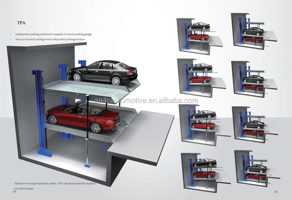AA4C 2 post parking lift (middle post shared version) 3.0T 1.8M lifting height