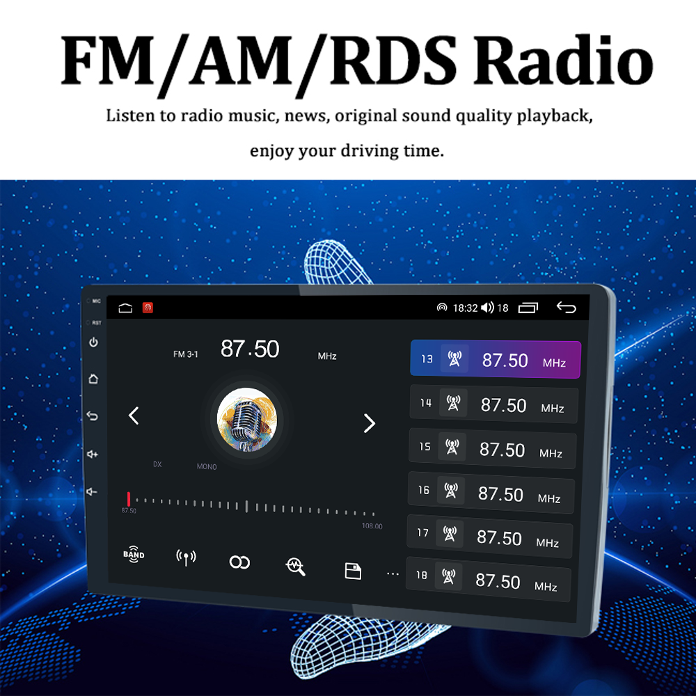 Universal 8 Core DSP Android 10.0 Carplay Navigation GPS Car DVD Player 4G LTE 6 64GB