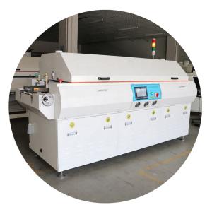  6 Zones SMT Reflow Soldering Machine Oven Lead Free For PCB Production Line Manufactures