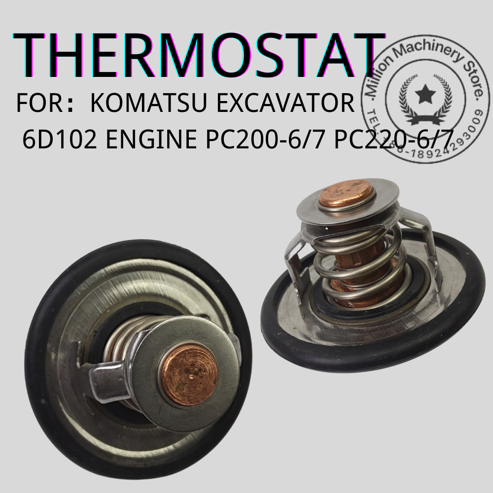 6732-61-1620 6D102 Engine Thermostat Komatsu PC200-6/7 PC220-6/7 Excavator Accessories