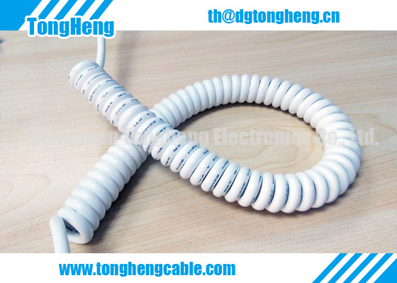 Custom Made High Flex Coiled Retractable Cable