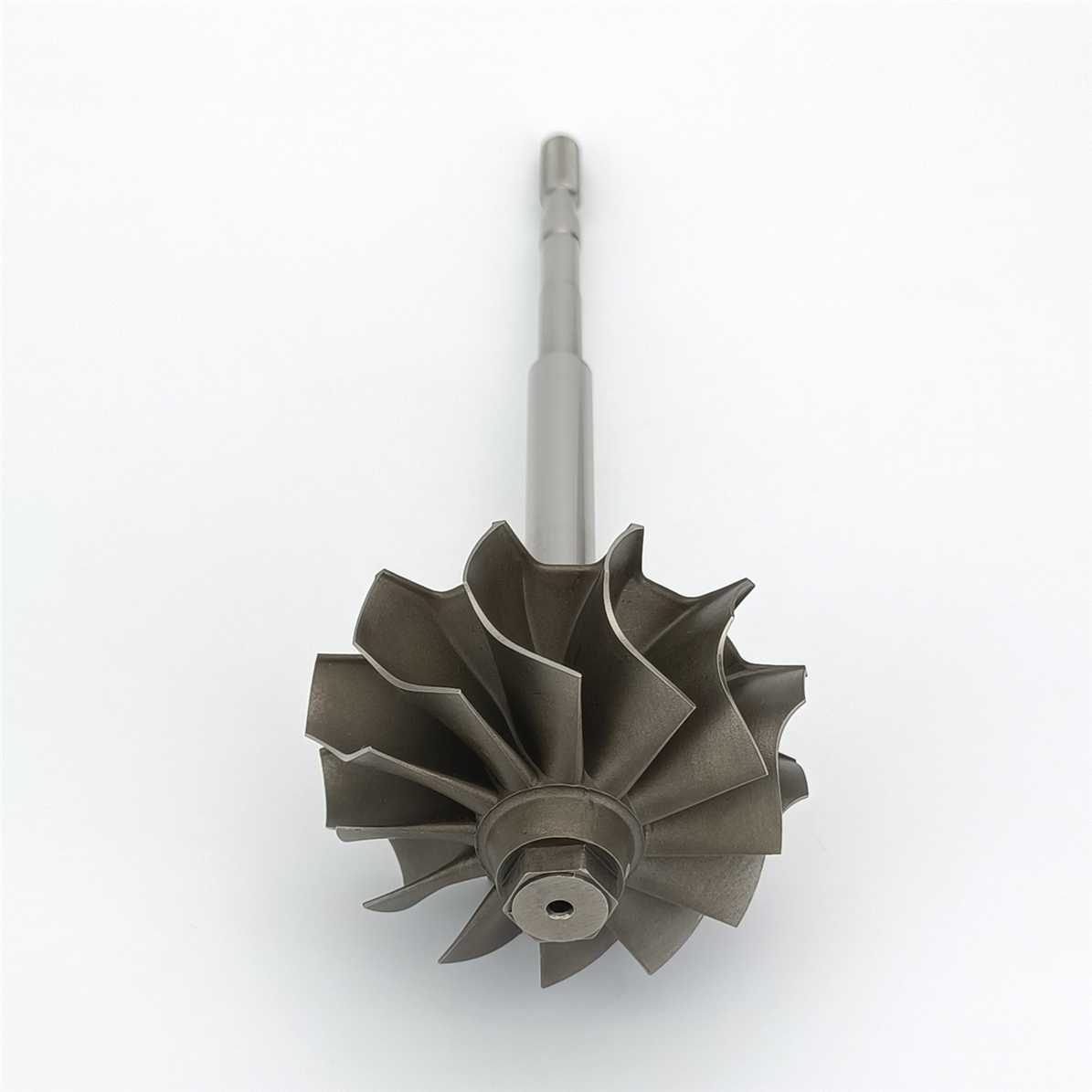 MS-TECH Turbo K26 Turbine Wheel Shaft 5326-970-0001 Ind 64.4 mm Exd 54.55mm Blades12