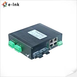 L2+ Industrial 4-Port 10/100TX + 4-Port RS485 + 2-Port 100FX Ring Managed
