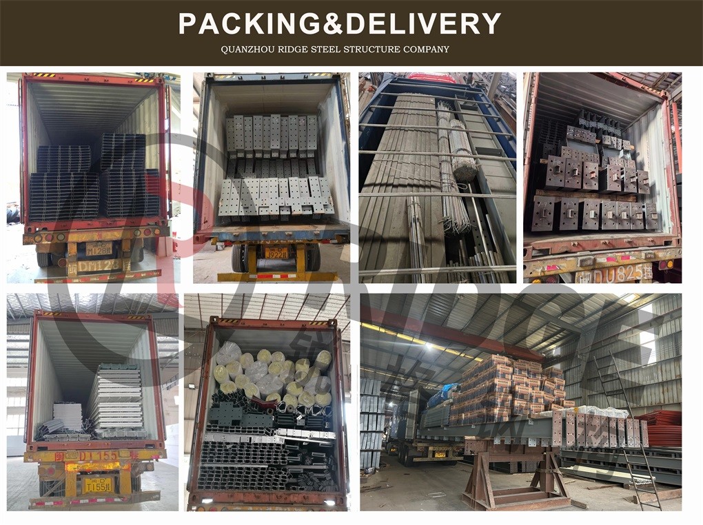 Safety Prefab Steel Building Warehouse Multi Storey Building Construction