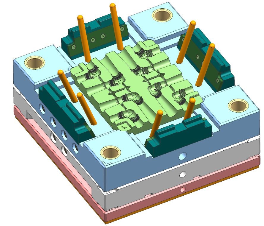 Custom High Precision Plastic Injection Moulding For Cosmetic