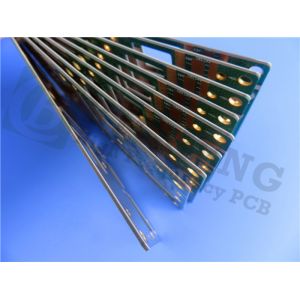 2-layer RF PCB TMM10 20mil Thick with Blue Soldermask and Immersion Silver